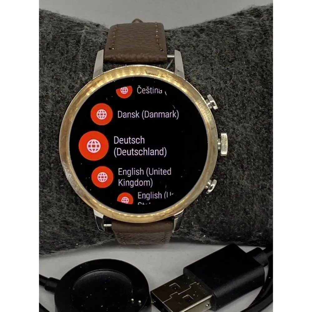 Fossil Gen 4 Authentic Digital Dial Smart Watch Custom Band FTW6016 BA315